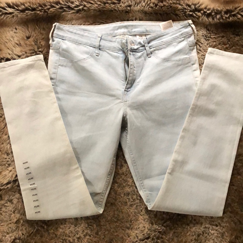 Light blue jeans